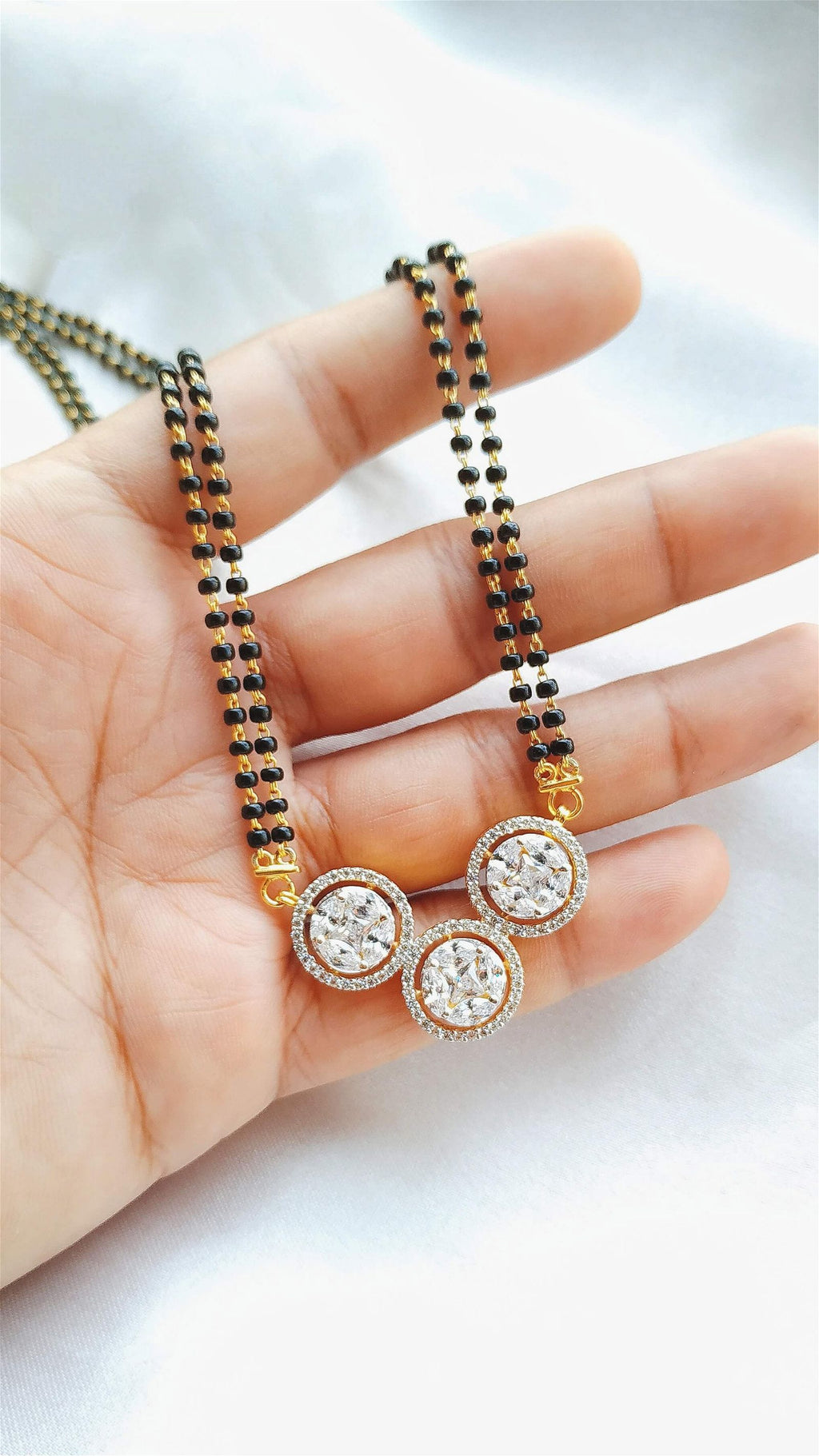 The Circle Celestial Neck Mangalsutra - RishiRich Jewels