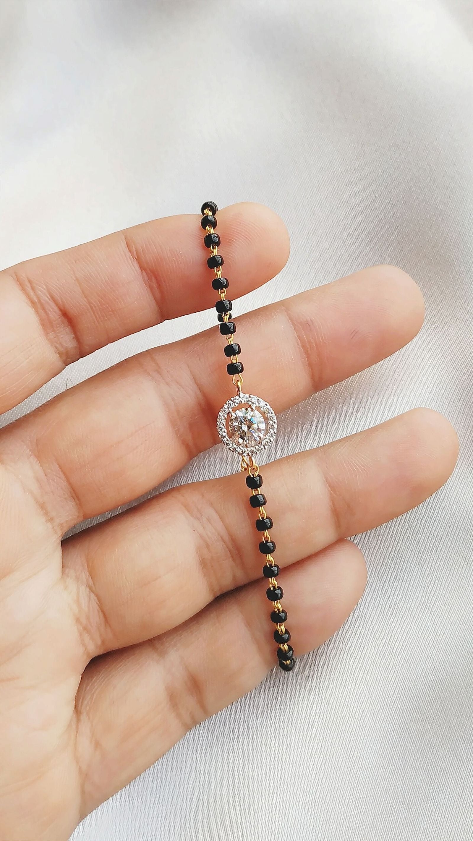The Classic Charm Mangalsutra Bracelet - RishiRich Jewels
