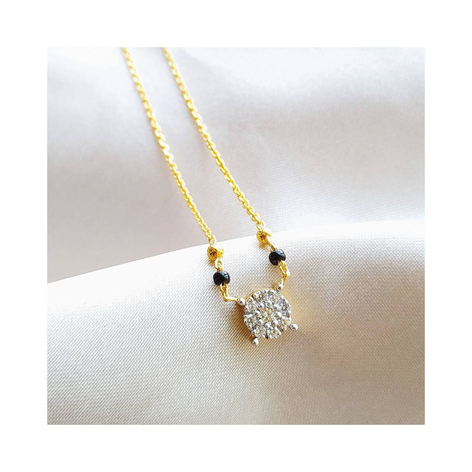The Dazzling Stud Neck Mangalsutra - RishiRich Jewels