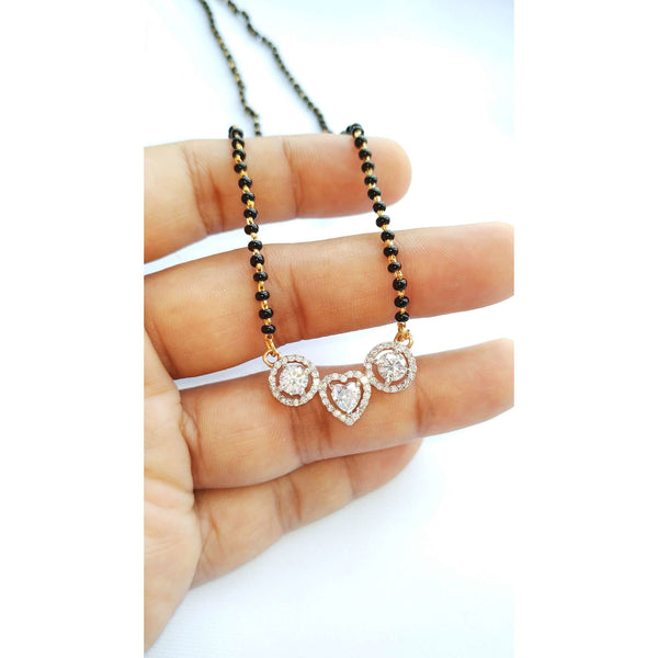 The Hearted Romance Neck Mangalsutra - RishiRich Jewels