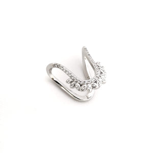 Thendral Arch Pure Silver Vanki Ring