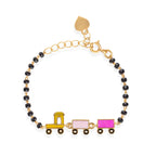 Toy Train Silver Baby Nazariya Bracelet - RishiRich Jewels