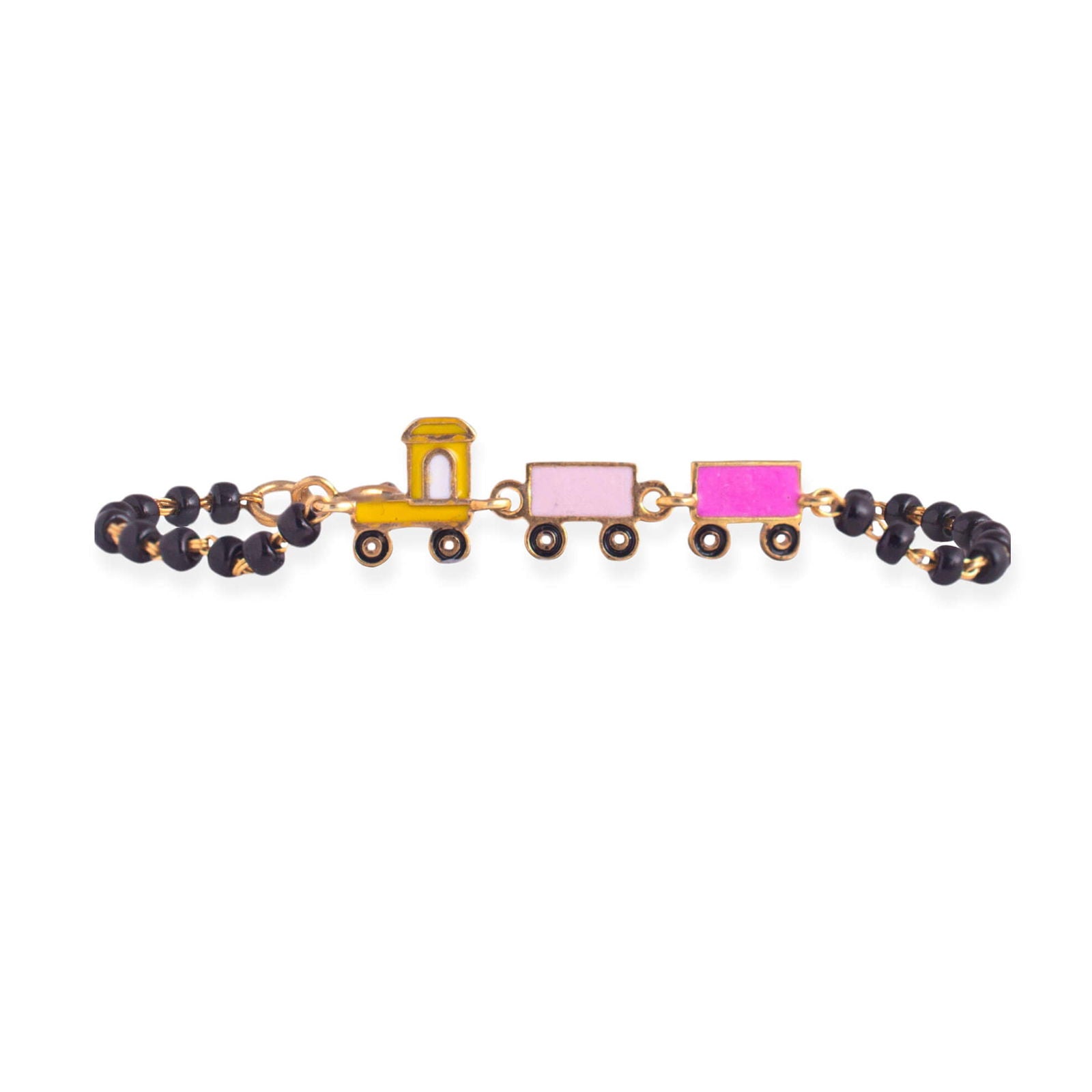 Toy Train Silver Baby Nazariya Bracelet - RishiRich Jewels