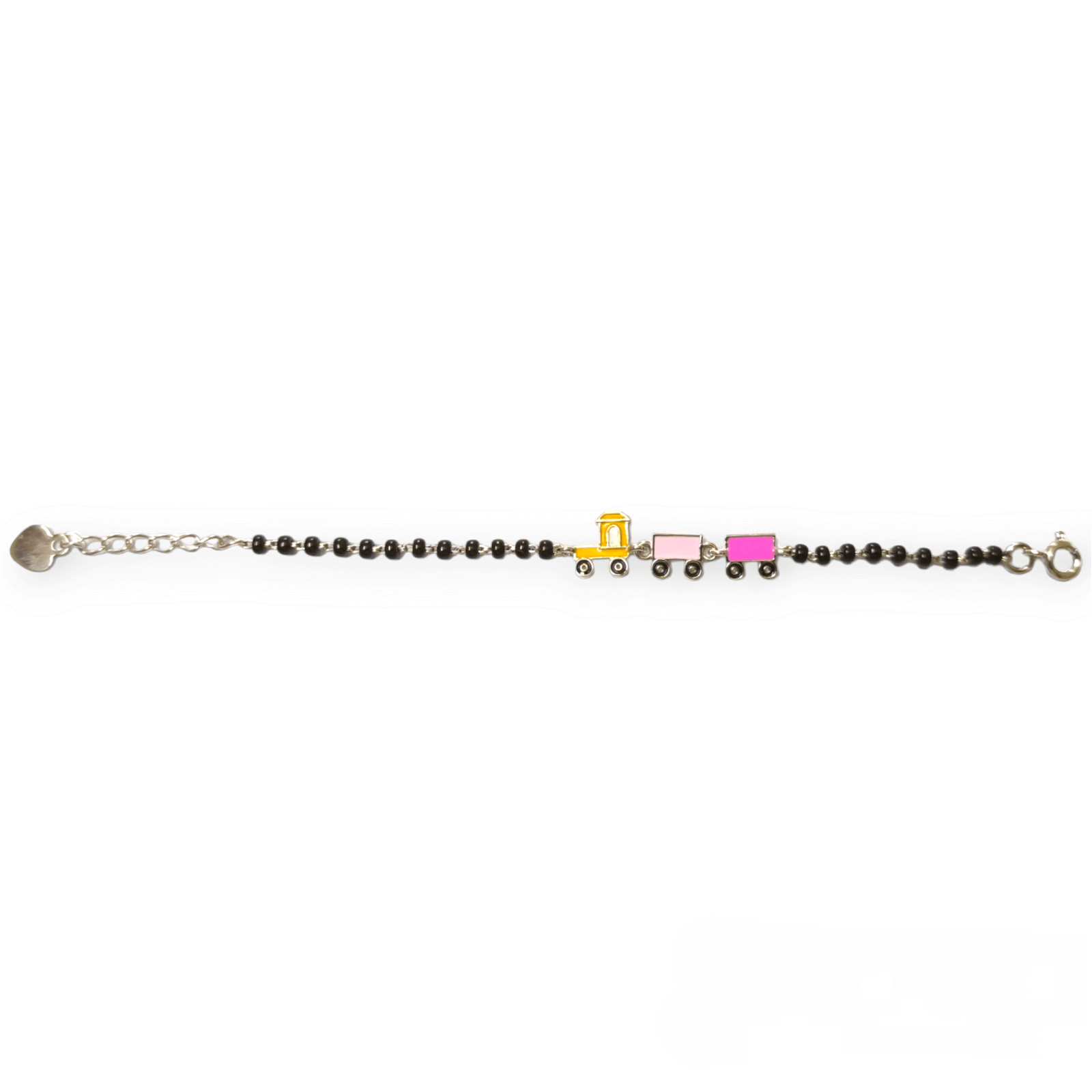 Toy Train Silver Baby Nazariya Bracelet - RishiRich Jewels