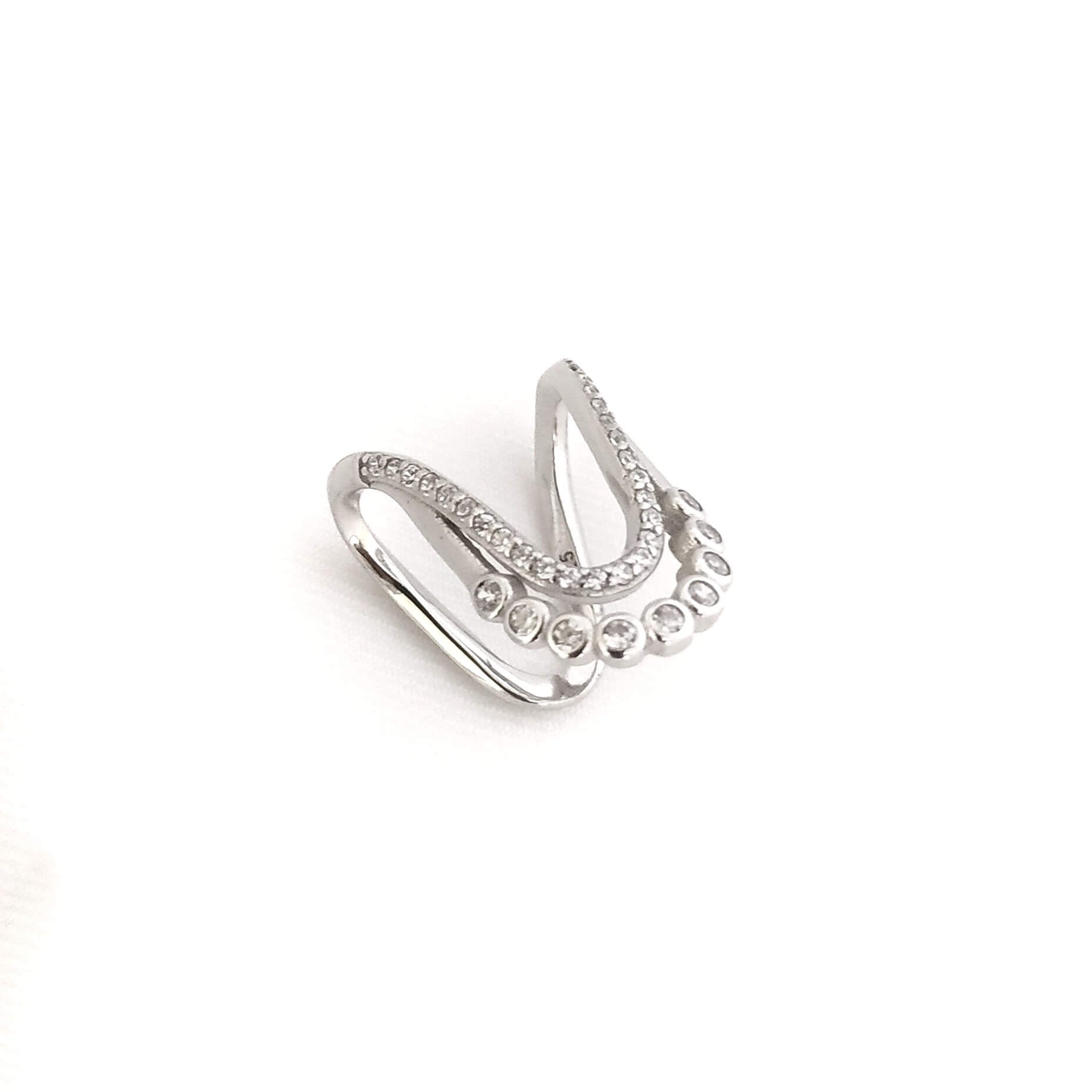 Vetri V Pure Silver Vanki Ring