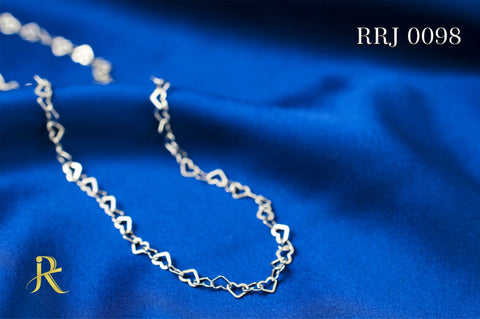 RRJ0098 Pure 925 Sterling Silver Chain