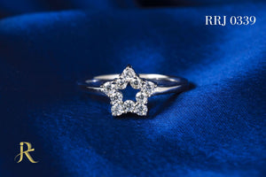 RRJ0339 Pure 925 Sterling Silver Ring