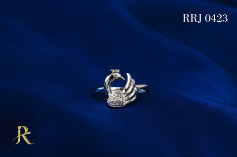 RRJ0423 Pure 925 Sterling Silver Ring