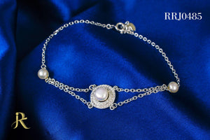 RRJ0485 Pure 925 Sterling Silver Bracelet