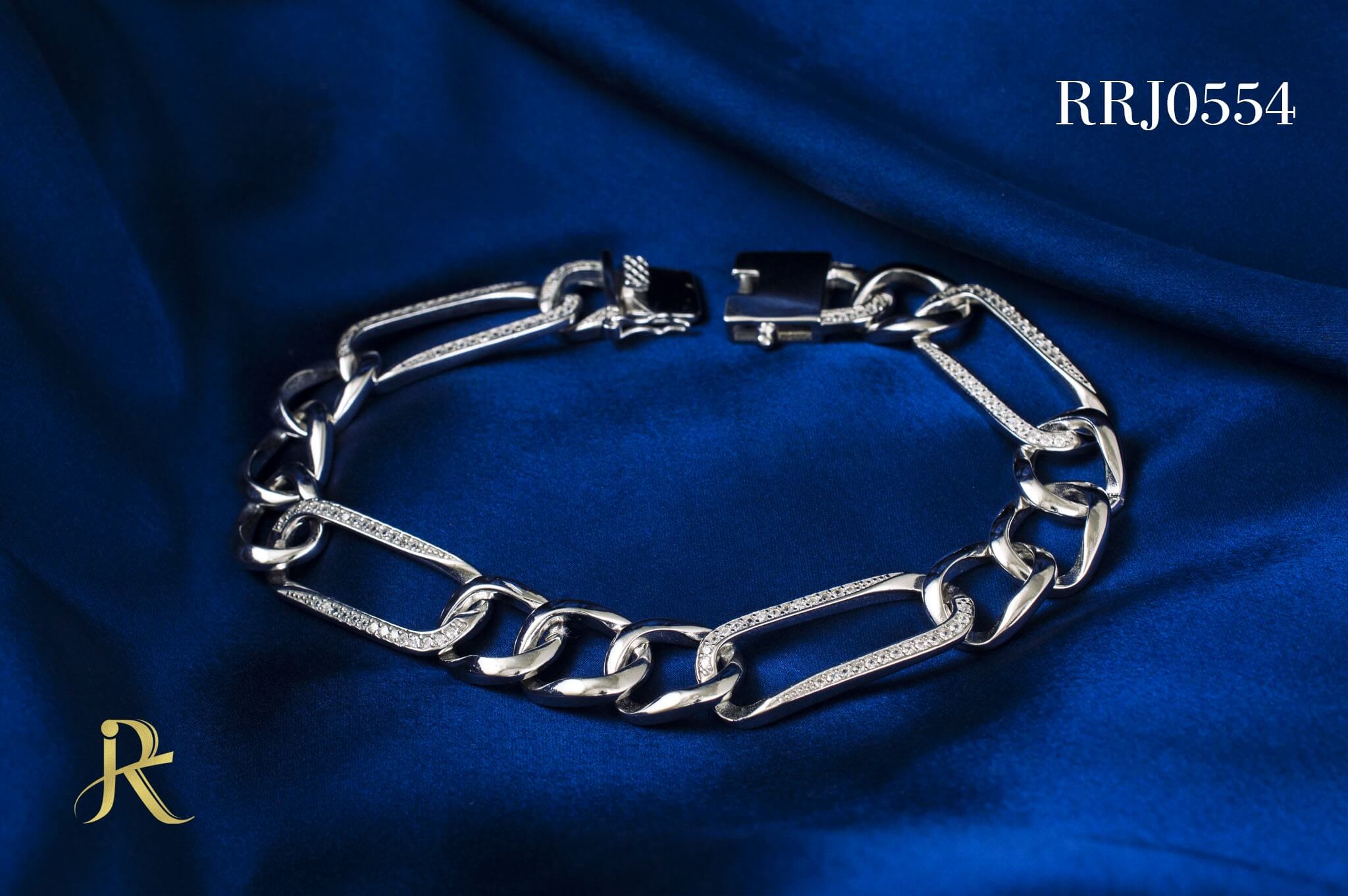 RRJ0554 Pure 925 Sterling Silver Bracelet