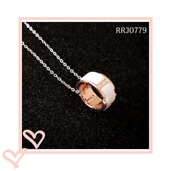 RRJ0779 Pure 925 Sterling Silver Necklace