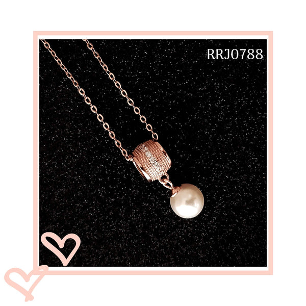 RRJ0788 Pure 925 Sterling Silver Necklace