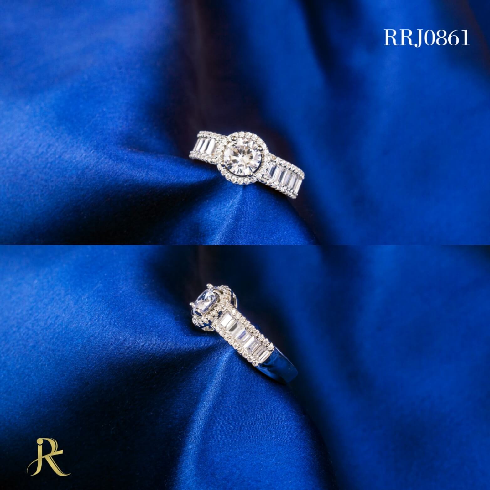 RRJ0861 Pure 925 Sterling Silver Ring