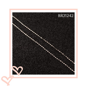RRJ1242 Pure 925 Sterling Silver Unisex Chain