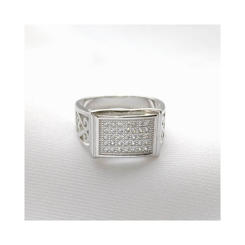 RRJ1363 Pure 925 Sterling Silver Men's Ring